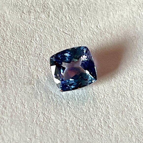 Cushion Cut Loose Natural Tanzanite - Picture 1 of 3